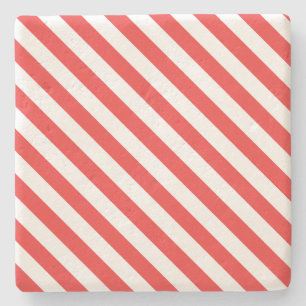 Porta-copo De Pedra Porta copos de Stripes de Natal