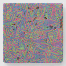 Porta copos de Travertinina