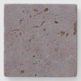 Porta-copo De Pedra Porta copos de Travertinina