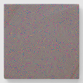 Porta-copo De Pedra Porta copos de Whorls Sandstone