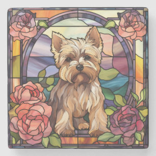 Porta-copo De Pedra Porta copos do Cairn Terrier Stone