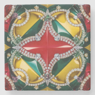 Porta-copo De Pedra Porta copos especial de pedra com as cores de Los 