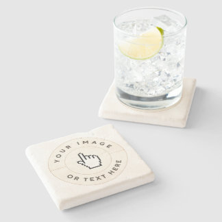 Porta-copo De Pedra Porta copos Limestone - Personalizada (adicionar i