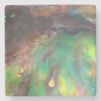 Porta-copo De Pedra Porta copos mármore com o Trabalho de arte Johnson