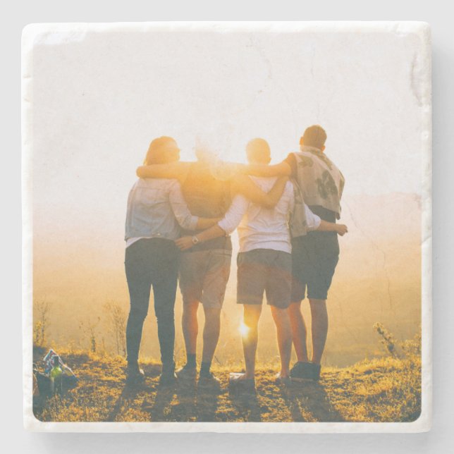 Porta-copo De Pedra Porta copos Pedra Arredondada Enquadrada (Frente)