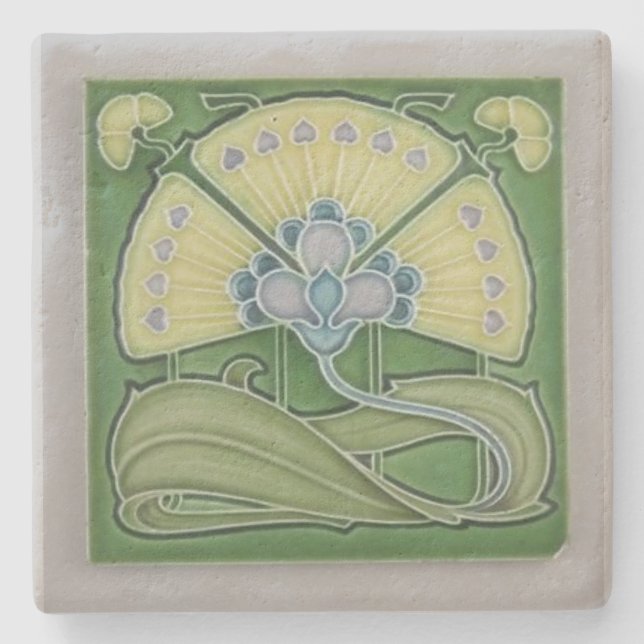 Porta-copo De Pedra Porta copos Pedra - Arte Antiga Nouveau (Frente)