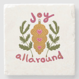 Porta-copo De Pedra Porta copos Pedra Joia por todo o pinho de Natal