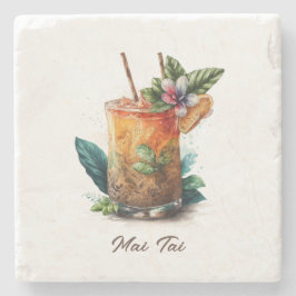 Porta-copo De Pedra Porta copos, Pedra - Mai Tai