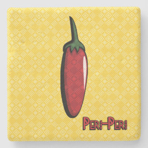 Porta-copo De Pedra Porta copos Peri Chili Pepper Stone