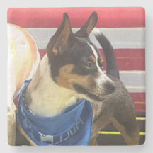 porta copos personalizada de pedra fotográfica