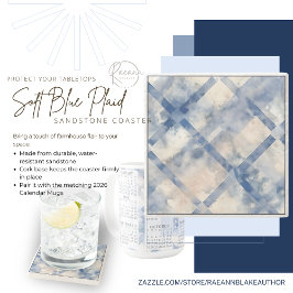 Porta-copo De Pedra Porta copos Sandstone Praça da Xadrez Azul Suave