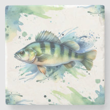 Porta copos - Série Watercolor: Perch