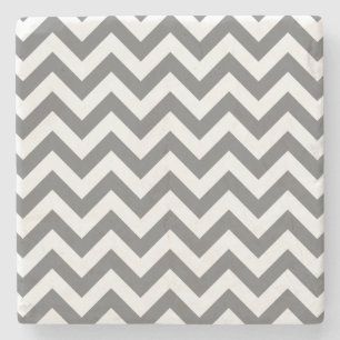Porta-copo De Pedra Porta copos Trendy Chevron Stone