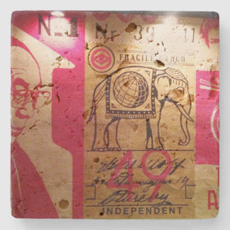 Porta-copo De Pedra Porta copos vestida poço