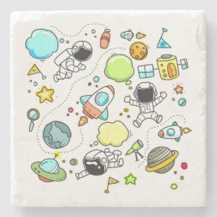 Porta-copo De Pedra Portão espacial infantil muito bonito