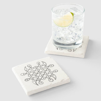 Porta-copo De Pedra Portas copos de Kolam na Índia