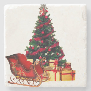 Porta-copo De Pedra Portas copos de pedra natalícia