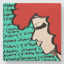 Porta-copo De Pedra Portas copos de Pedra Sonhos e Visões