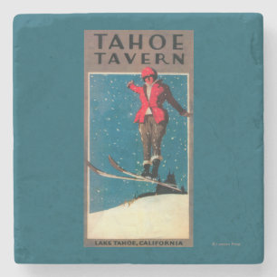 Porta-copo De Pedra Poster do Promo da taberna de Tahoe
