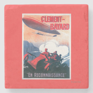 Porta-copo De Pedra Poster do promocional do dirigível de Adjudant