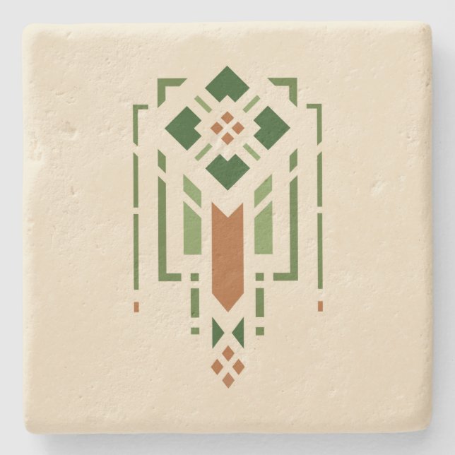 Porta-copo De Pedra "Pradaria adoptiva " de Helen (Frente)