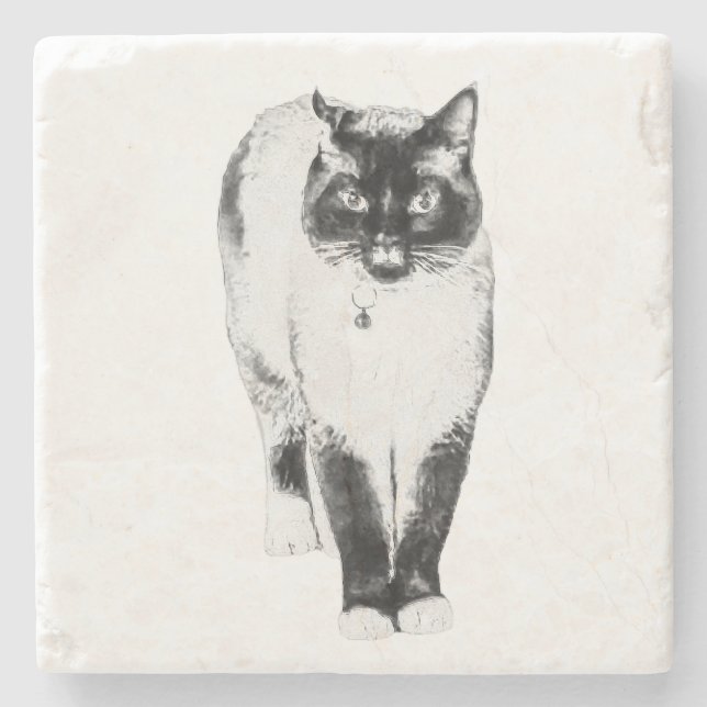 Porta-copo De Pedra Presença Real (Frente)