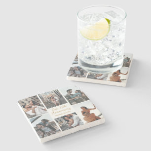 Porta-copo De Pedra Presente de Aniversário de Colagem de Fotos Person