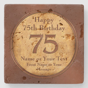 Porta-copo De Pedra Presente de aniversário de Porta copos para um hom