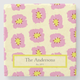 Porta-copo De Pedra Presente de Casamento do Sobrenome do Ano Passado