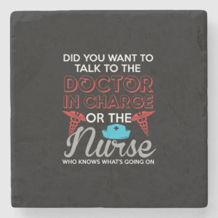 Porta-copo De Pedra Presente de Enfermeira O Médico Responsável Ou O