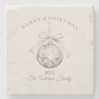Porta-copo De Pedra presente de Natal de ornamento rústico de creme pe
