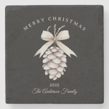 Presente de Natal personalizado de pinha de pinhei