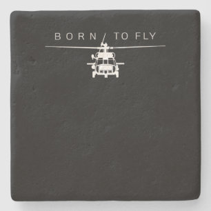 Porta-copo De Pedra Presente do Piloto Helicóptero de Aviação Milit