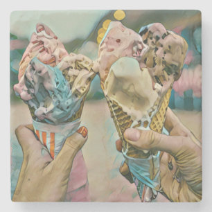 Porta-copo De Pedra Presente no Dia Nacional do Sorvete