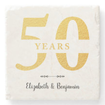 Presente Personalizado de Bodas de Ouro de 50 Anos