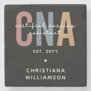 Porta-copo De Pedra Presentes do Assistente de Enfermagem Certificado