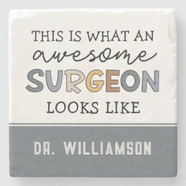 Porta-copo De Pedra Presentes do cirurgião sofisticado surpreendente c