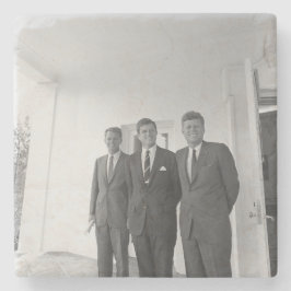 Porta-copo De Pedra Presidente John Kennedy & Brothers American Camelo