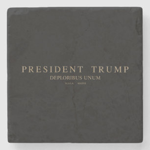 Porta-copo De Pedra Presidente Trunfo. Deploribus Unum.