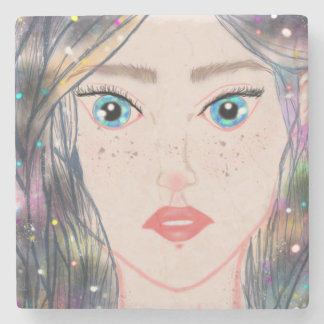 Porta-copo De Pedra Princesa Cósmica - portas copos