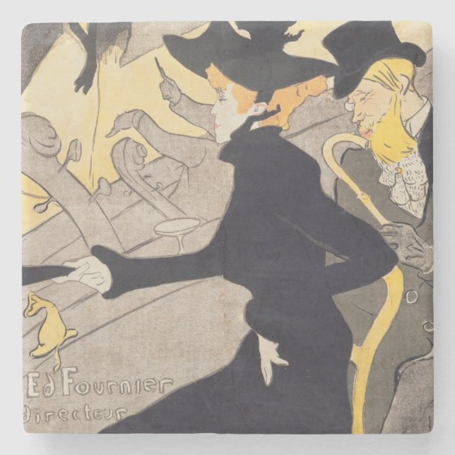 Porta-copo De Pedra Propaganda de poster 'Le de Henri de (Frente)