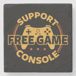 Porta-copo De Pedra Protesto de jogo engraçado de console de jogos