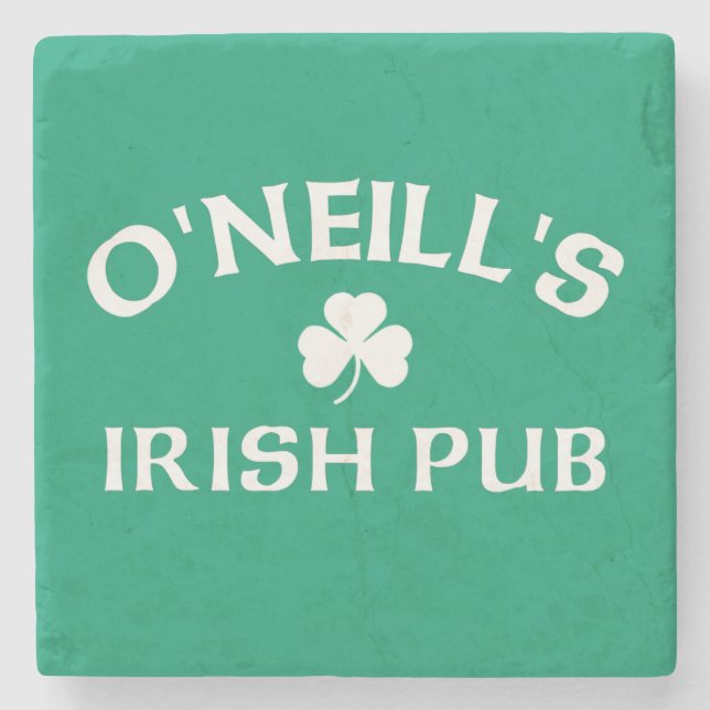 Porta-copo De Pedra Pub Irlandês O'Neill's  (Frente)