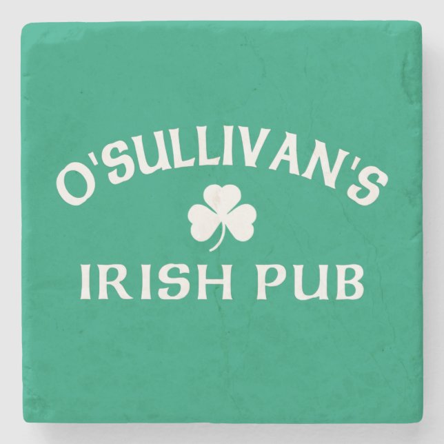 Porta-copo De Pedra Pub Irlandês O'Sullivan's (Frente)