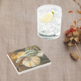 Porta-copo De Pedra Pumpkins e Squash Steven Life Photo