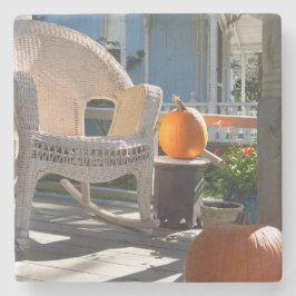 Porta-copo De Pedra Pumpkins e Wicker Rocker - Martha's Vineyard