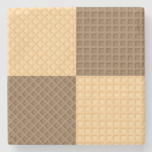 Porta-copo De Pedra Quatro bolachas