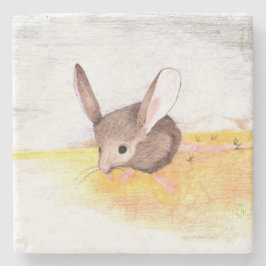 Porta-copo De Pedra Rato do Deserto