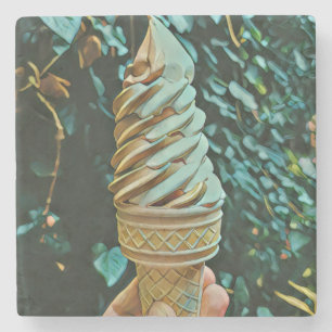 Porta-copo De Pedra receita do sorvete