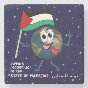 Porta-copo De Pedra Reconhecimento mundial do Estado palestiniano